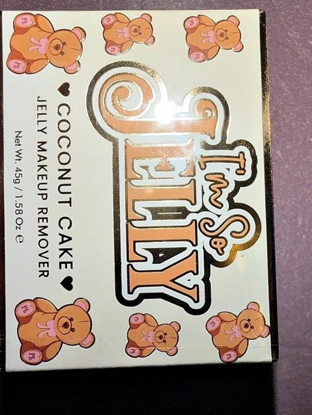 NIB P.Louise Skin I'm So Jelly Makeup Remover - Coconut Cake
